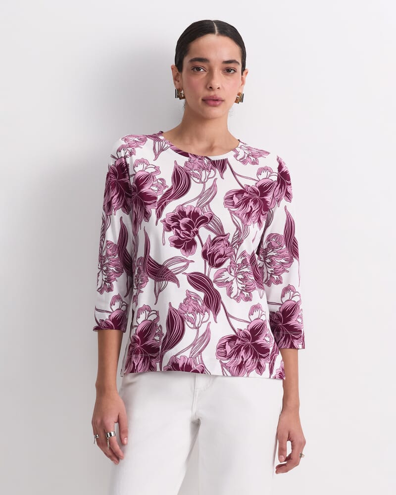 Zinnia Mercerised Tee in MULTI