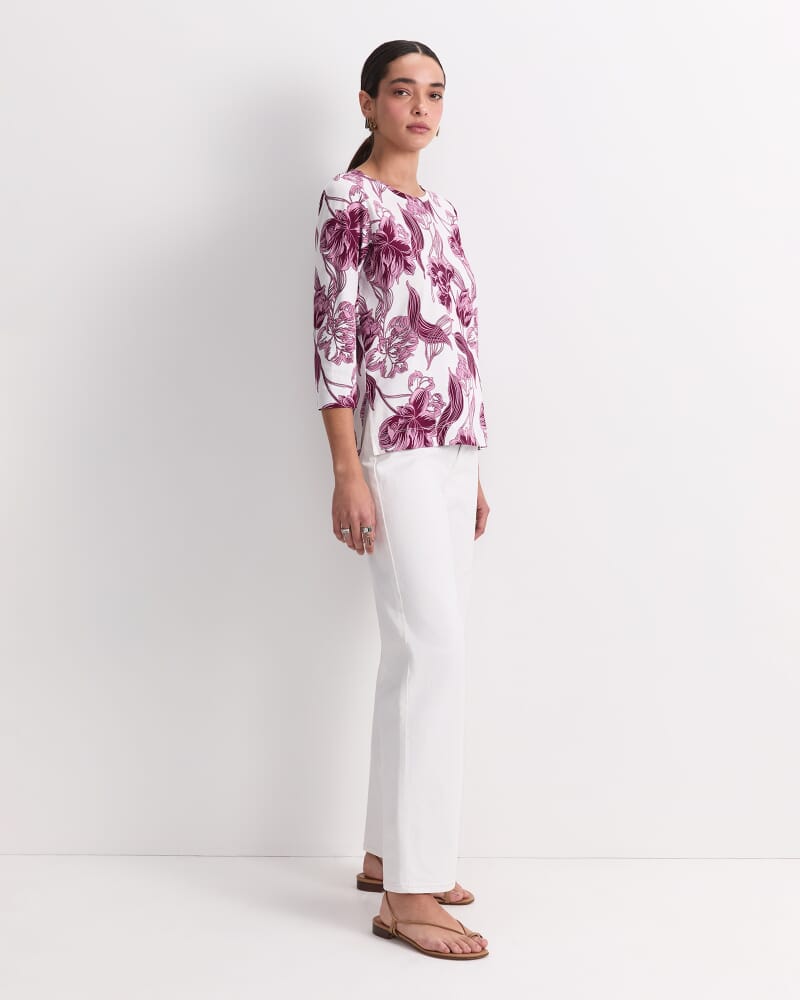 Zinnia Mercerised Tee in MULTI