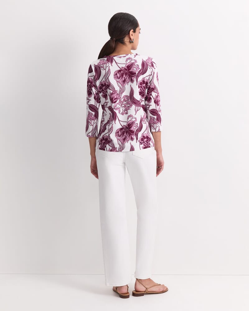 Zinnia Mercerised Tee in MULTI