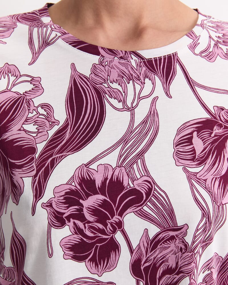 Zinnia Mercerised Tee in MULTI