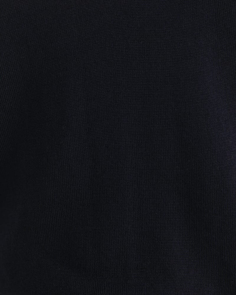 Francis Merino V-Neck Knit in NAVY