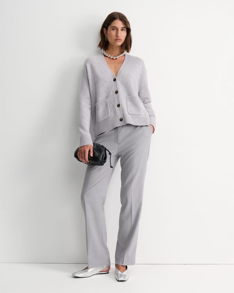 Sunshine Oversized Cardigan in GREY MELANGE