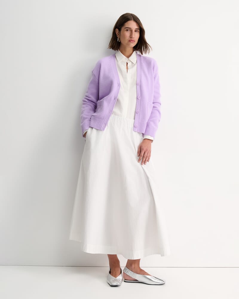Sunshine Oversized Cardigan in SOFT LILAC
