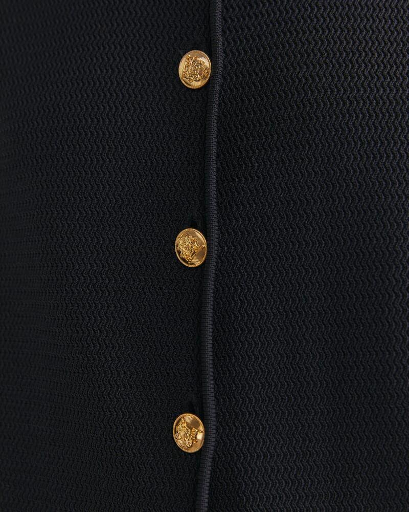 Maxine Milano Vest in BLACK