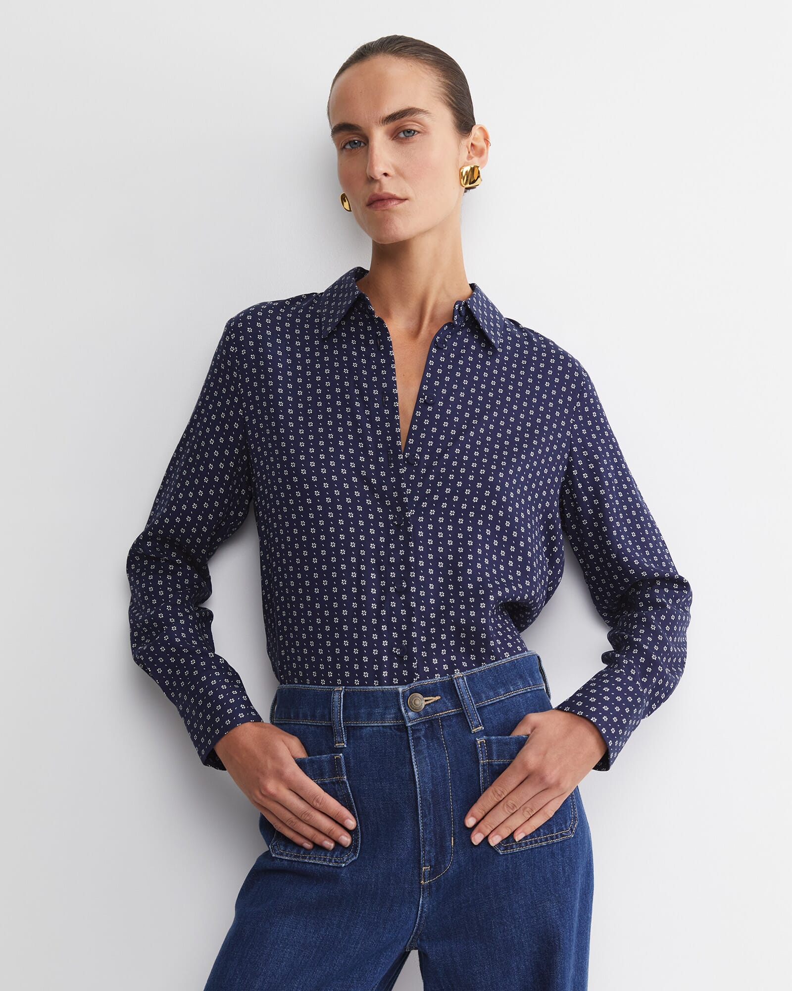 Geo Long Sleeve Shirt