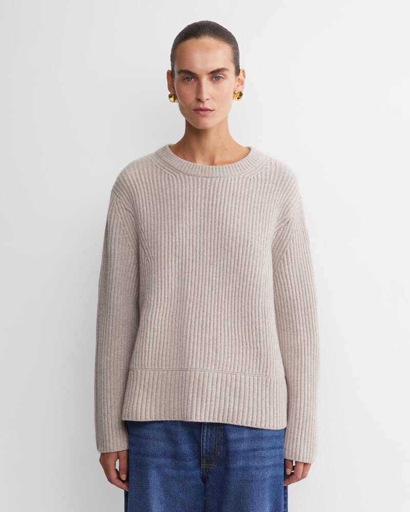 Sunshine Textured Knit in MINK