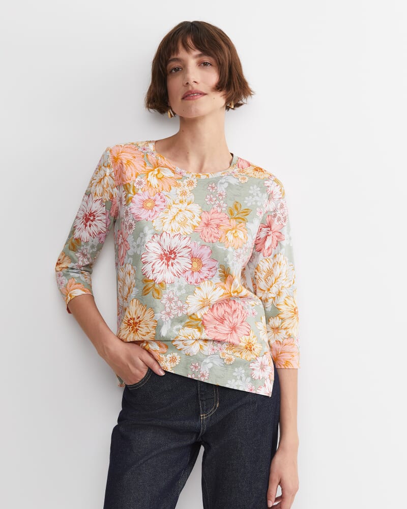 Winter Sweet Mercerised Tee in MULTI