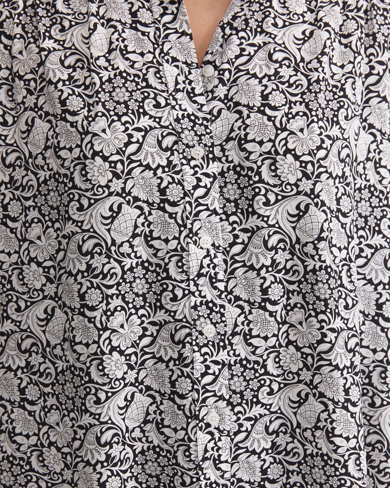 Robertson Liberty Wide Leg Pant in BLACK/WHITE