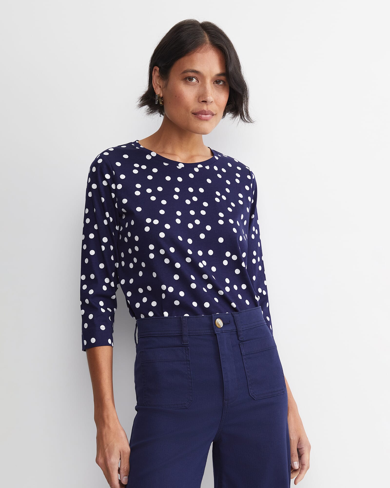 Polka Mercerised Tee
