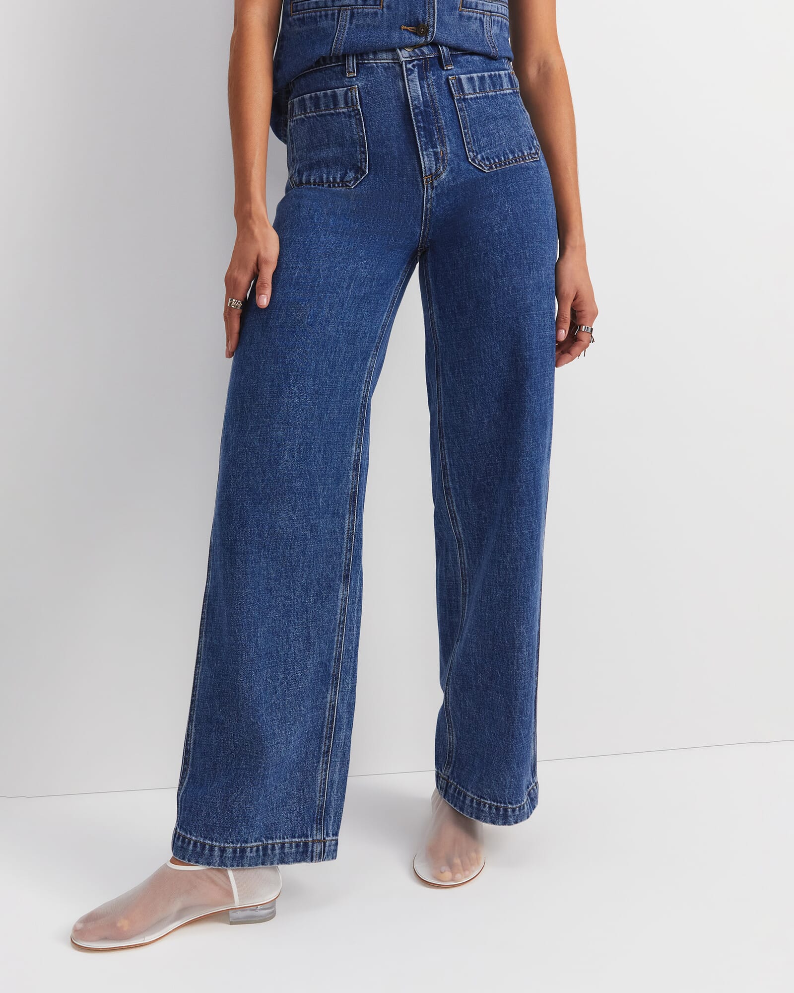 Allegra Patch Pocket Jean