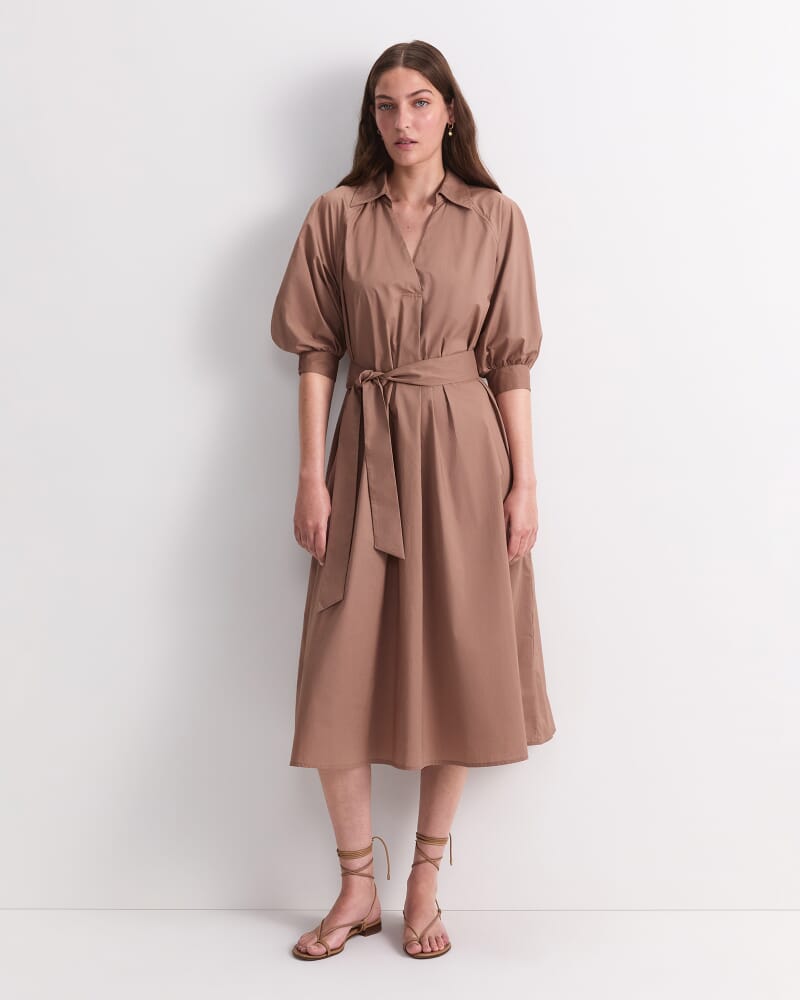 Lorelei Midi Dress in MOCHA