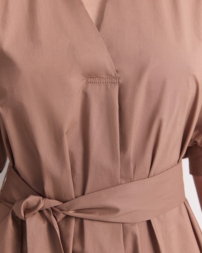 Lorelei Midi Dress in MOCHA