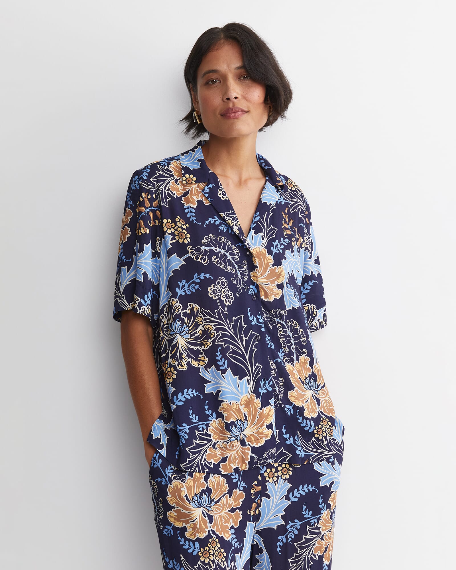 Poppy Liberty Short Sleeve Blouse