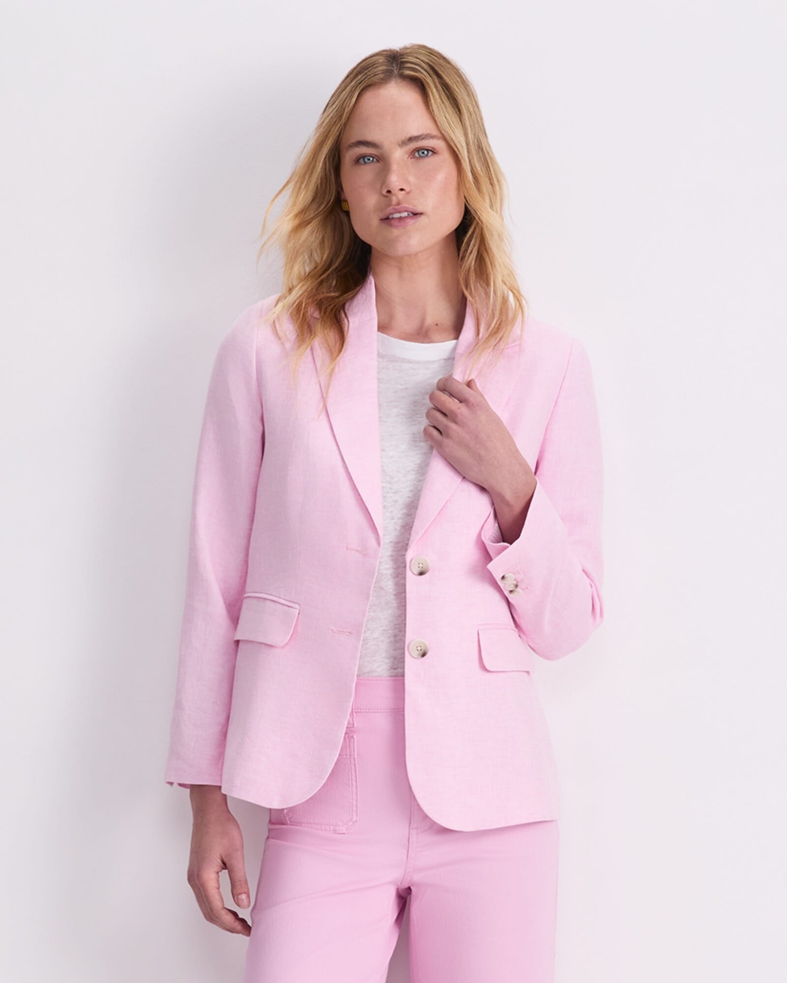 Freya Short Linen Blazer