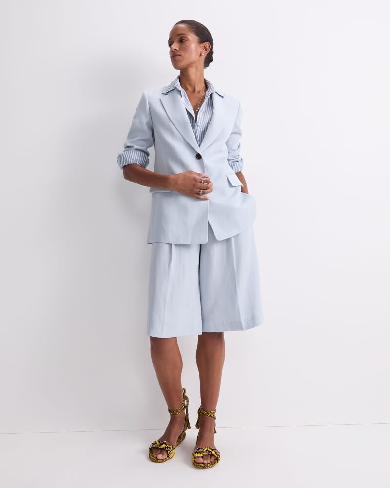 Valerie Relaxed Blazer in BLUE MIST