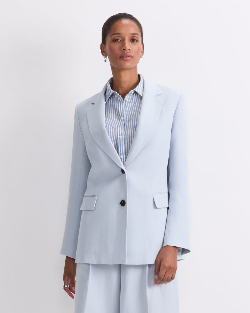 Valerie Relaxed Blazer in BLUE MIST