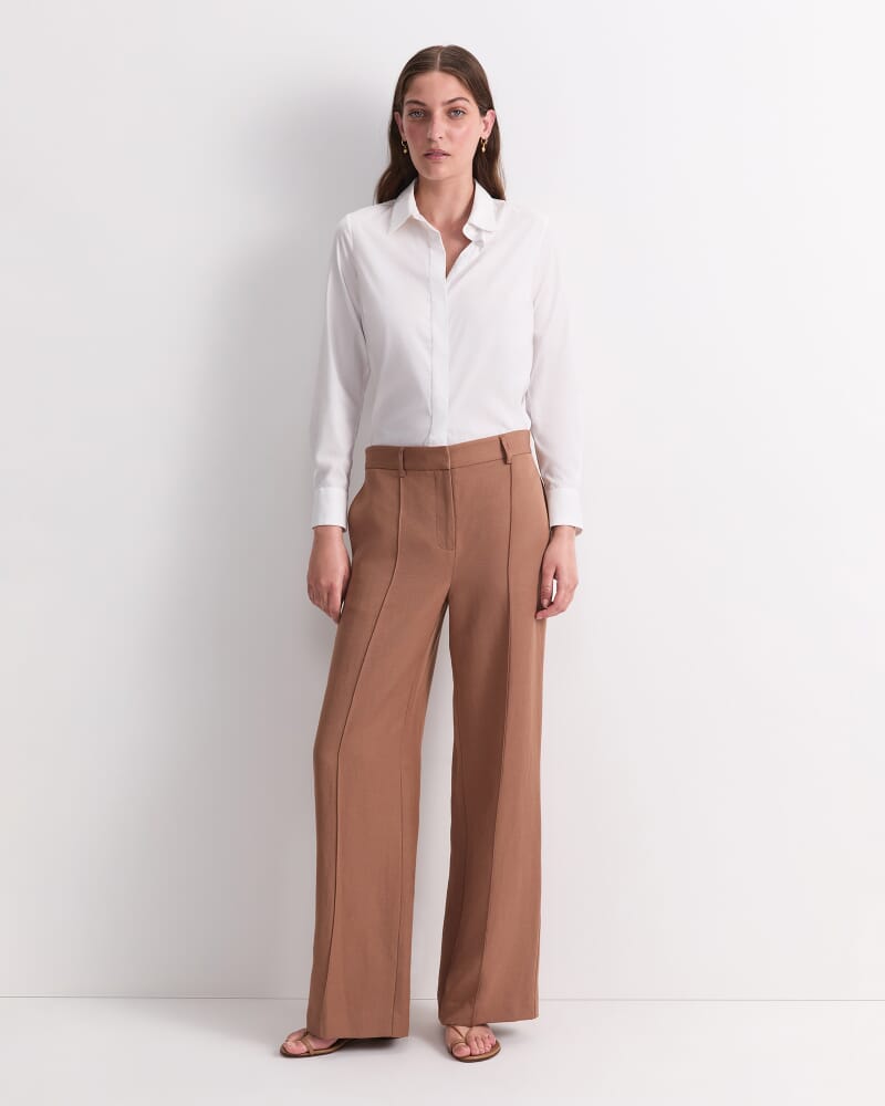 Valerie Straight Leg Pants in MOCHA
