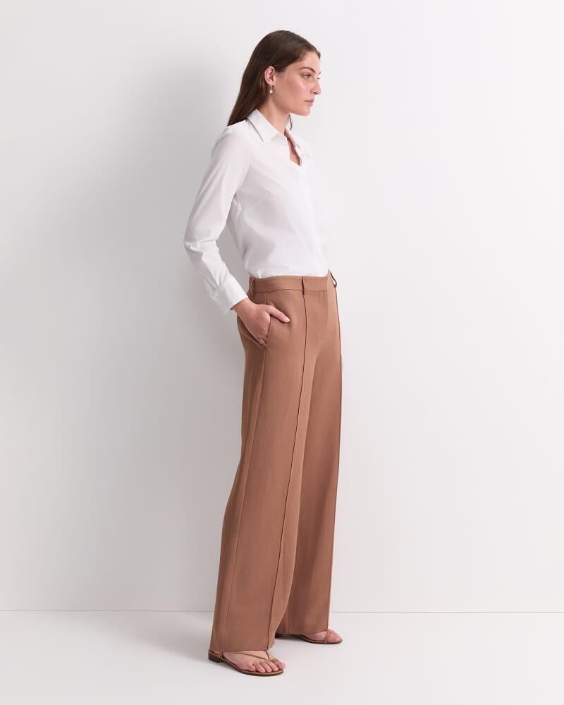 Valerie Straight Leg Pants in MOCHA