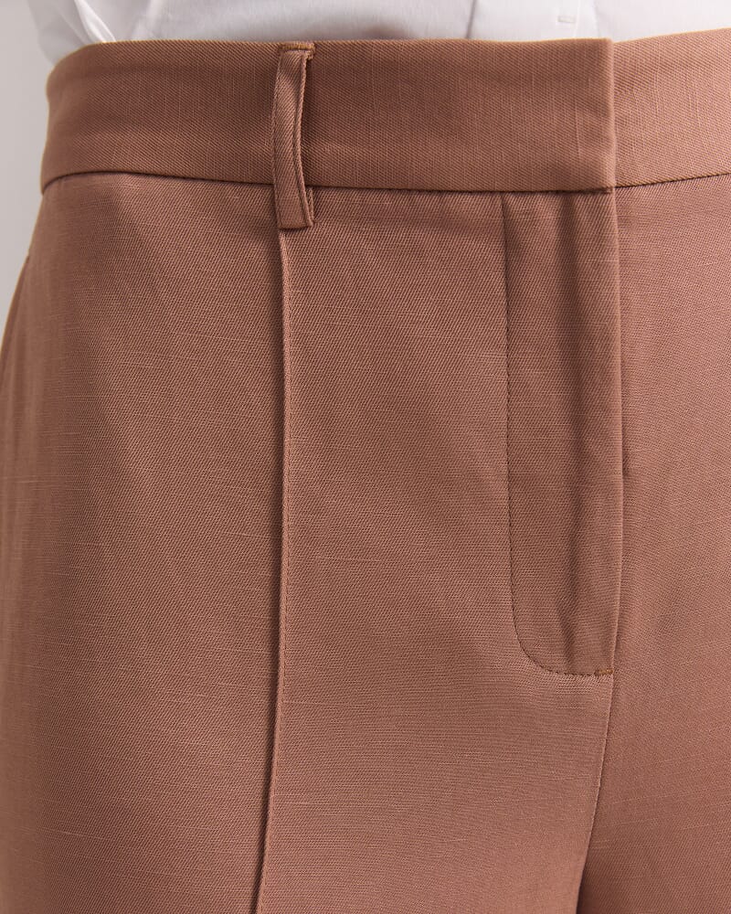 Valerie Straight Leg Pants in MOCHA