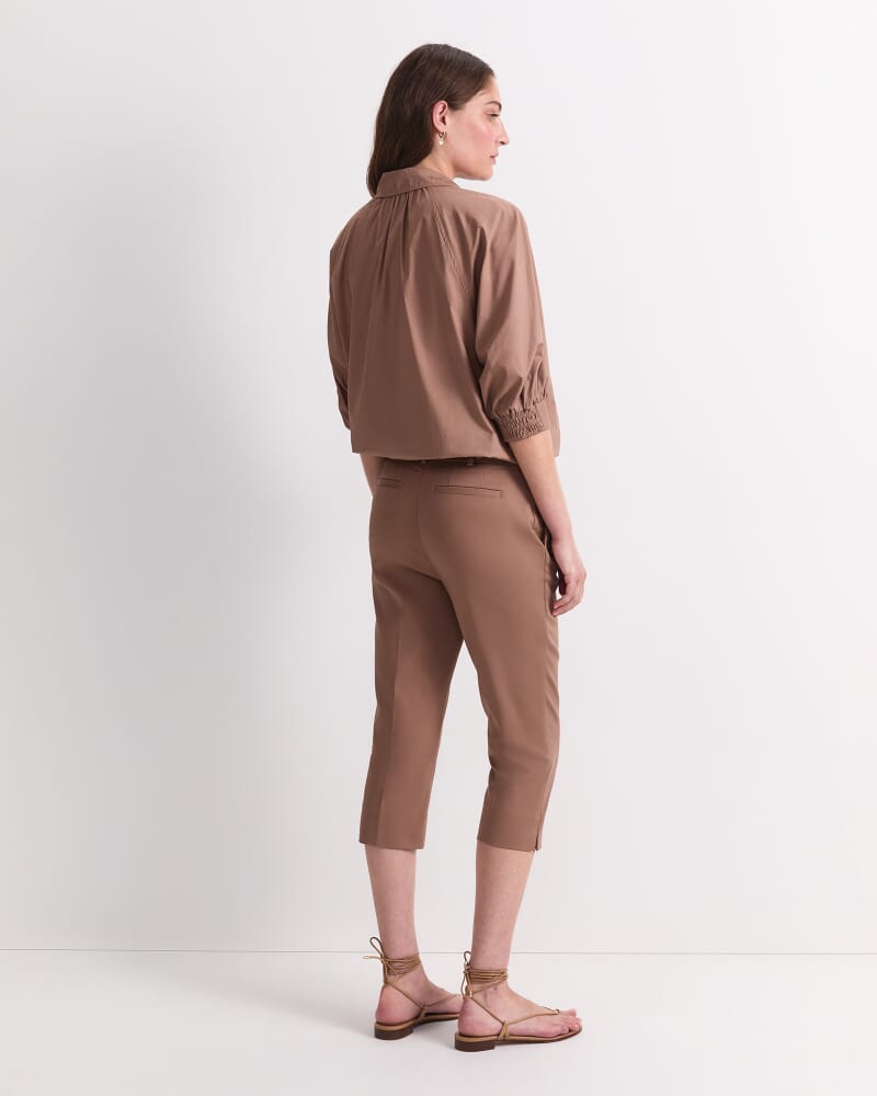 Yvette Pedal Pusher Pant in MOCHA