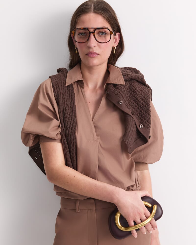 Yvette Pedal Pusher Pant in MOCHA