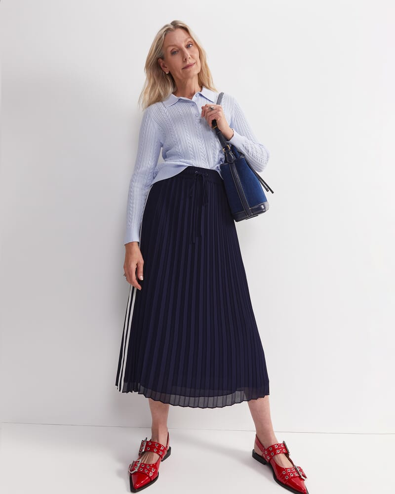 Elka Baby Cable Polo in BREEZE