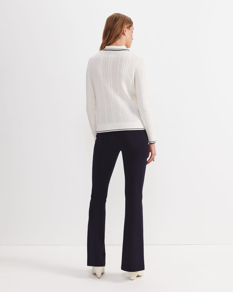 Elka Baby Cable Polo in OFF WHITE