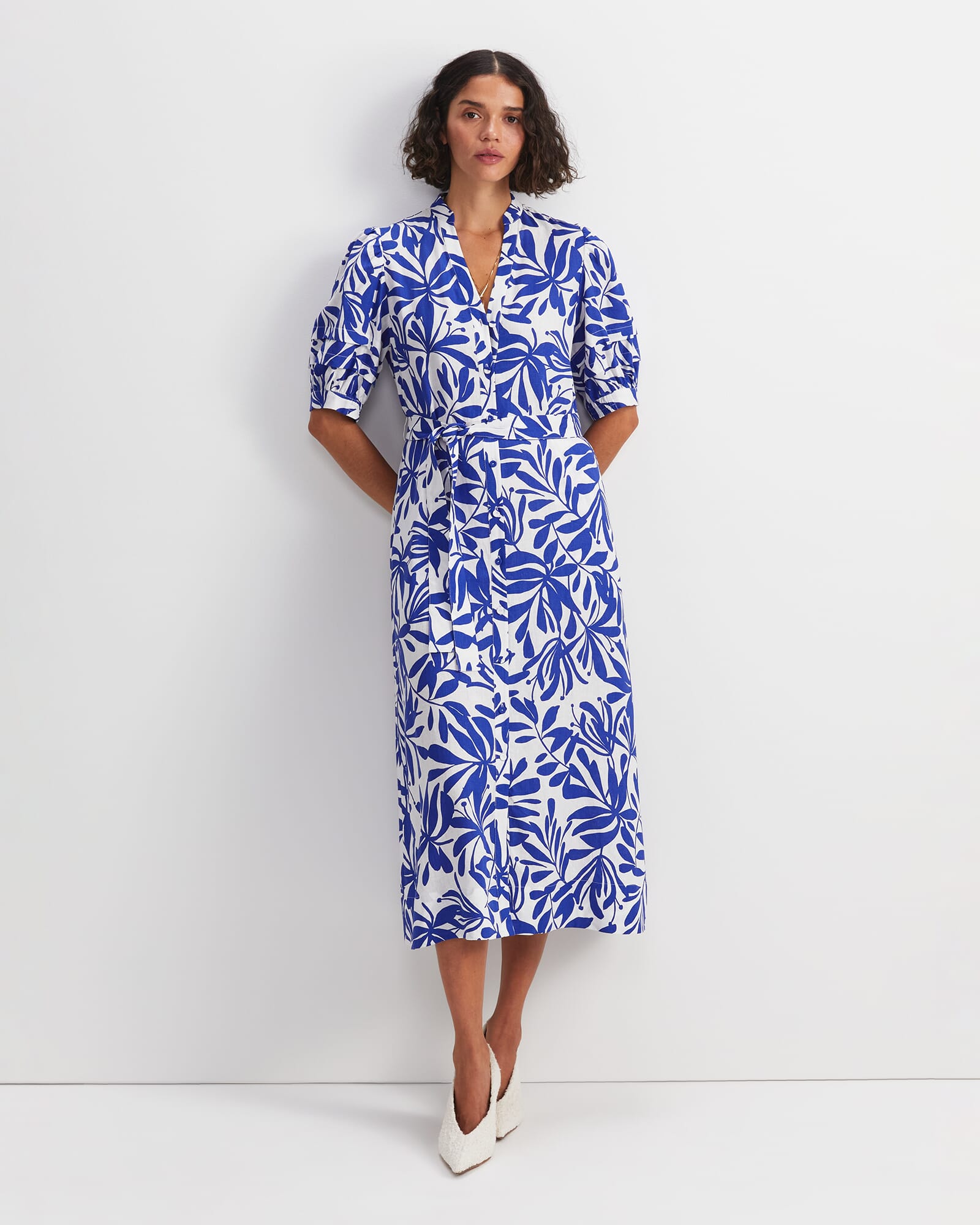 Willow Print Midi Dress