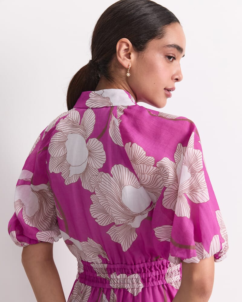 Manon Midi Dress in PINK MULTI