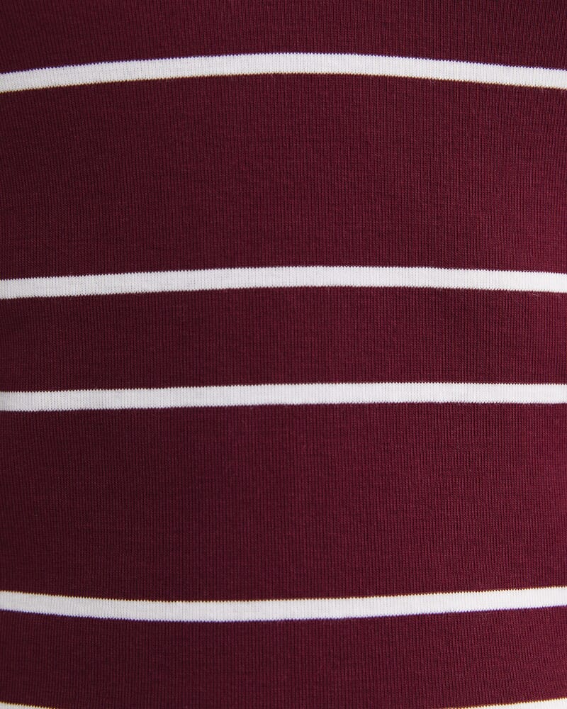 Lucy Zip Funnel Neck Top in WINE