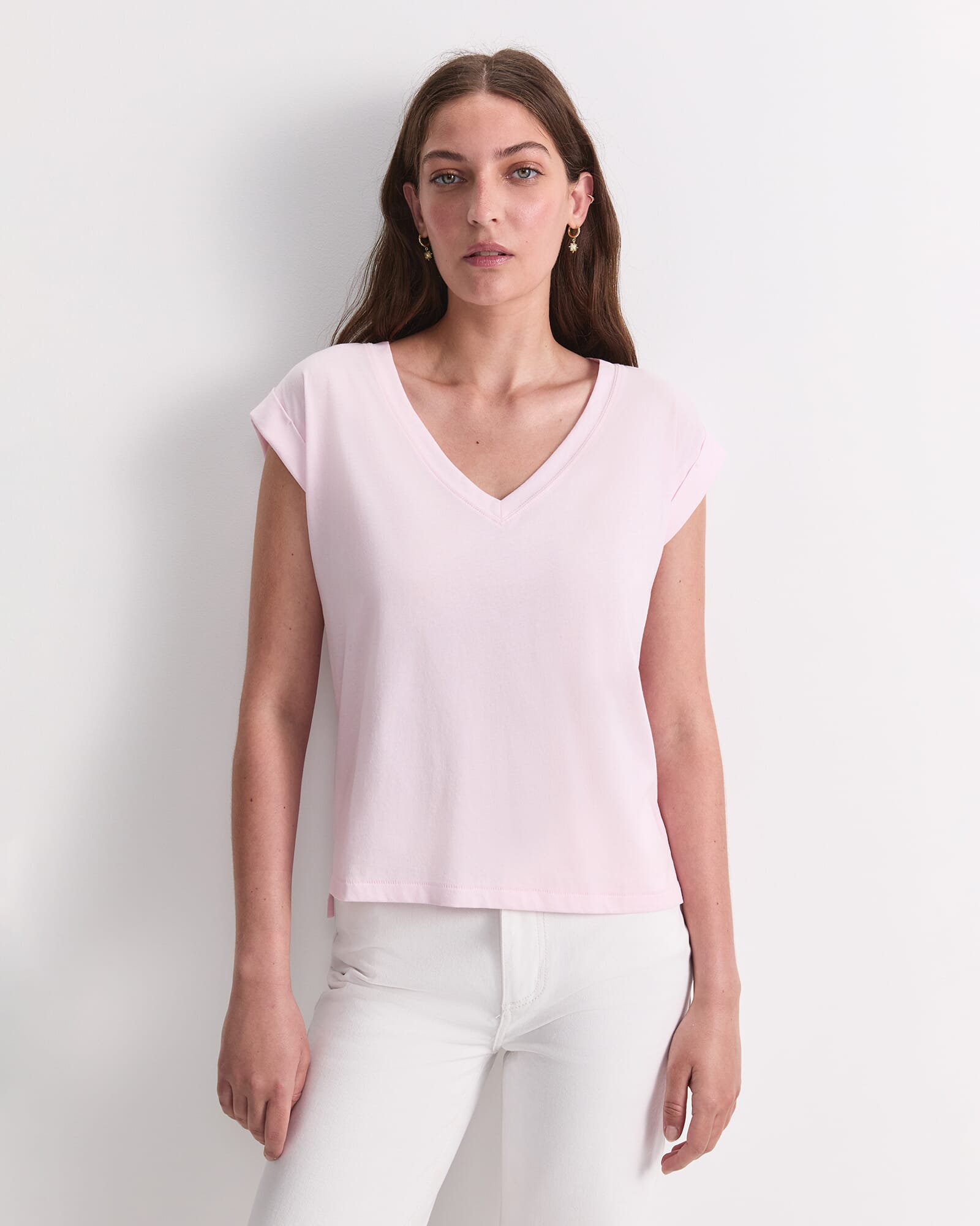 Blair Cotton V-Neck Tee