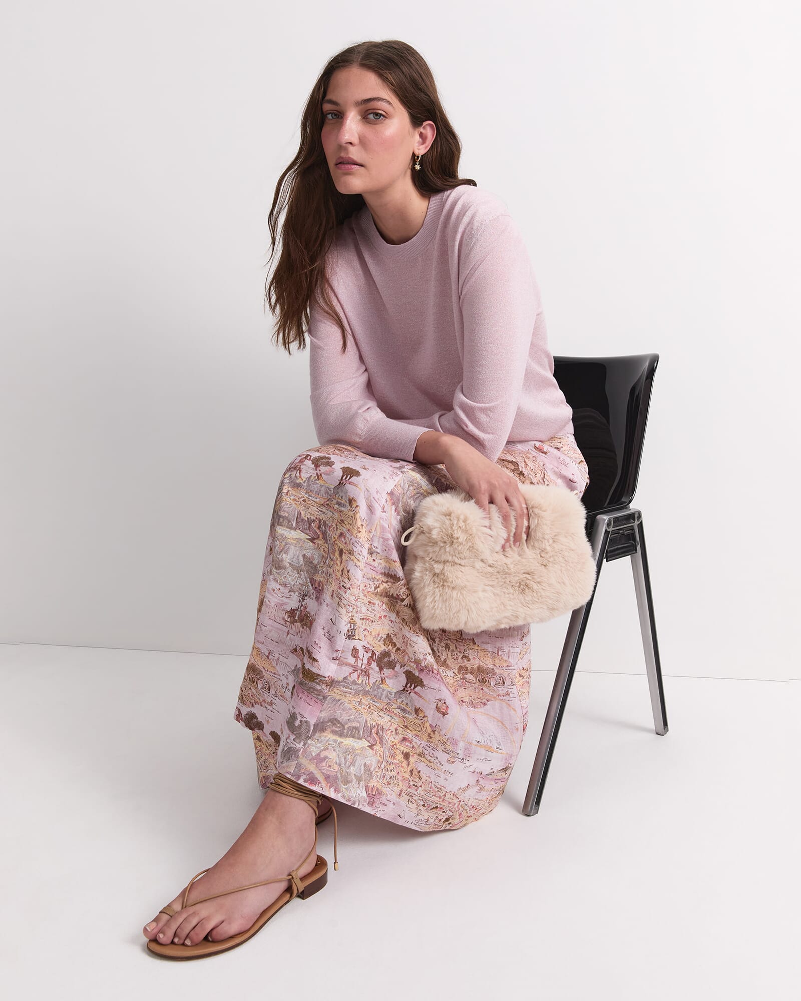 Sparkling Long Sleeve Relaxed Knit