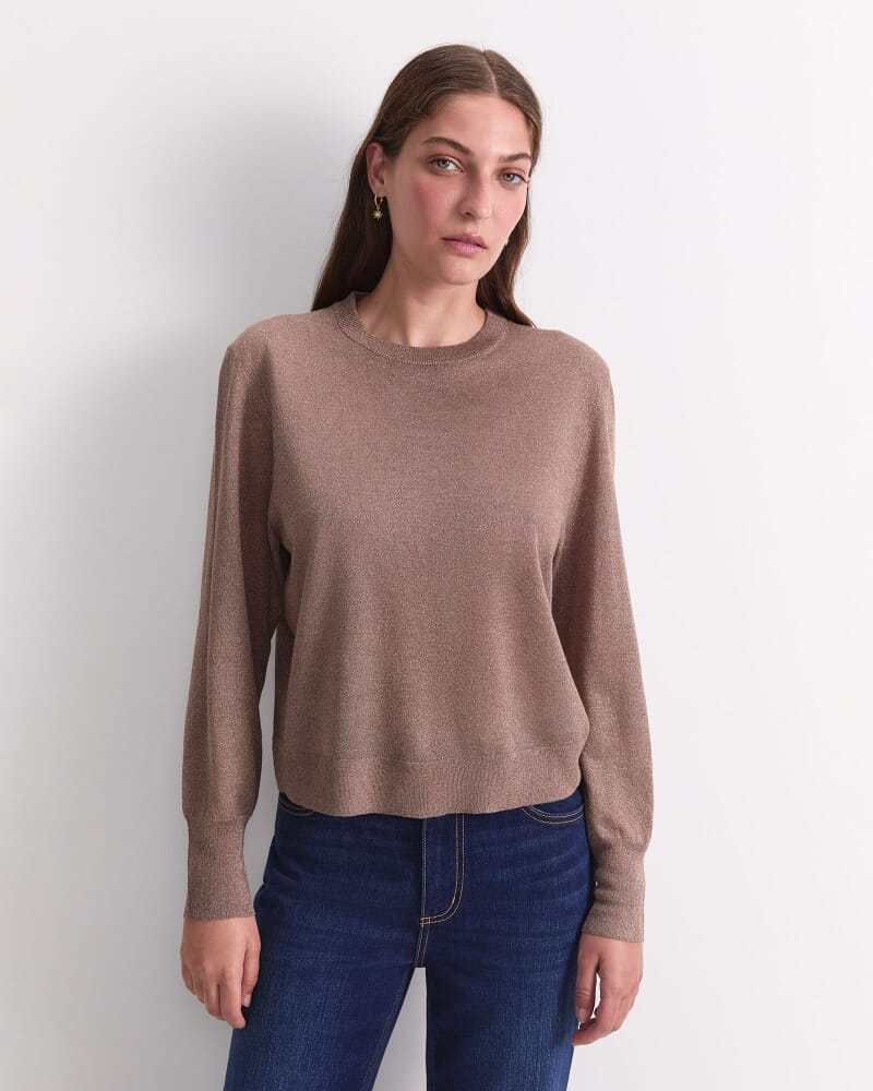Sparkling Long Sleeve Relaxed Knit