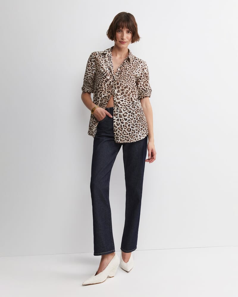 Leo Cotton Silk Shirt in MULTI