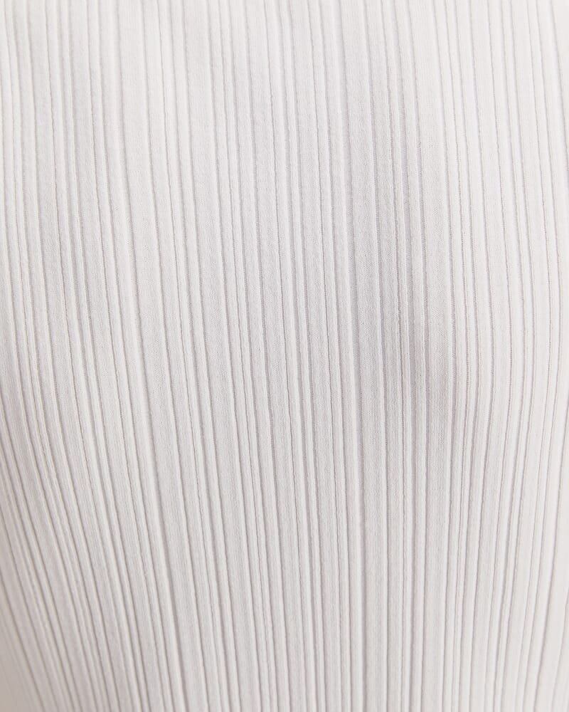 Scoop Neck Knit in OFF WHITE