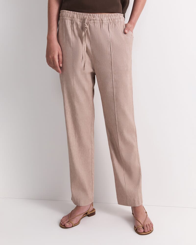 Rosa Tapered Linen Pant