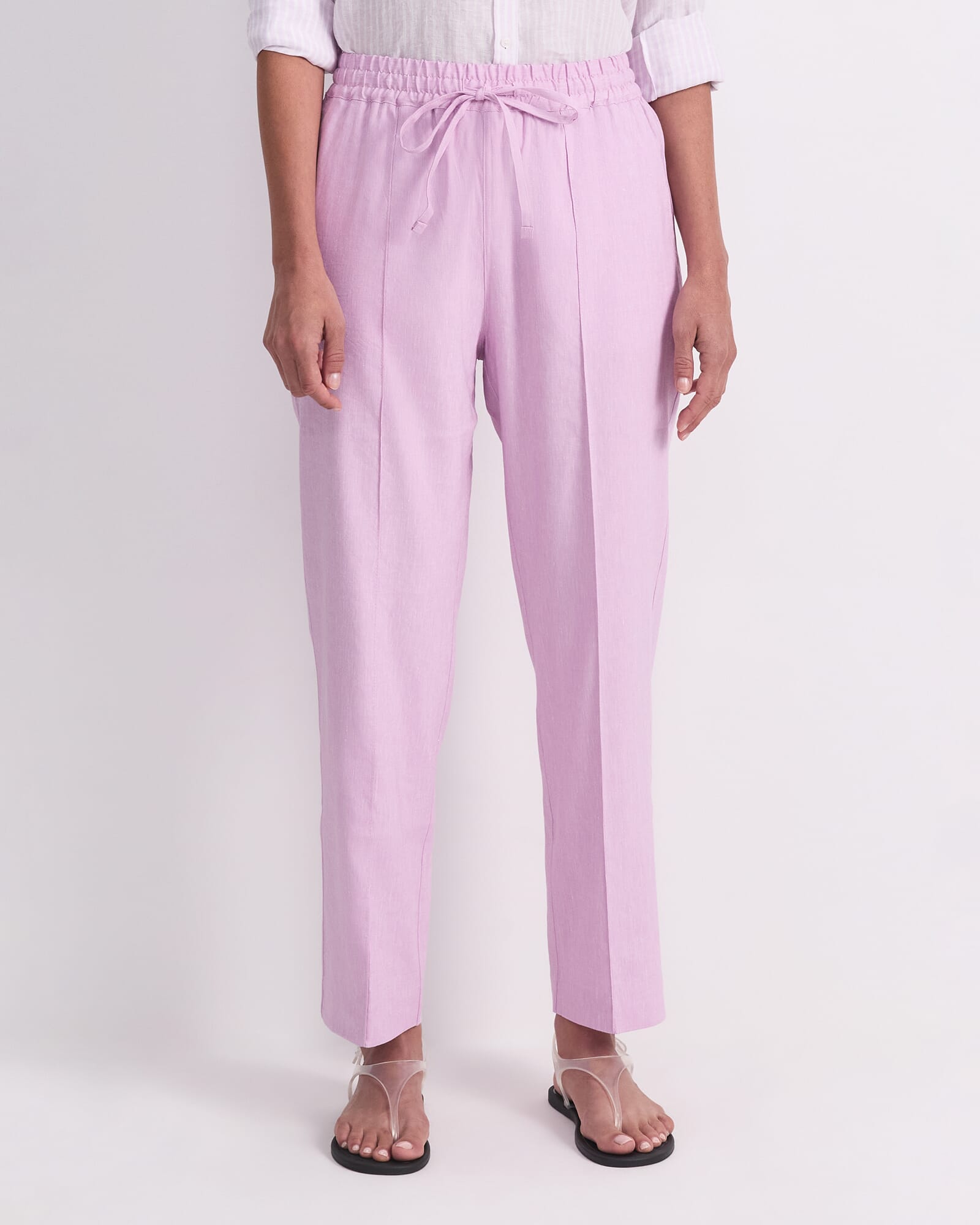 Rosa Tapered Linen Pant
