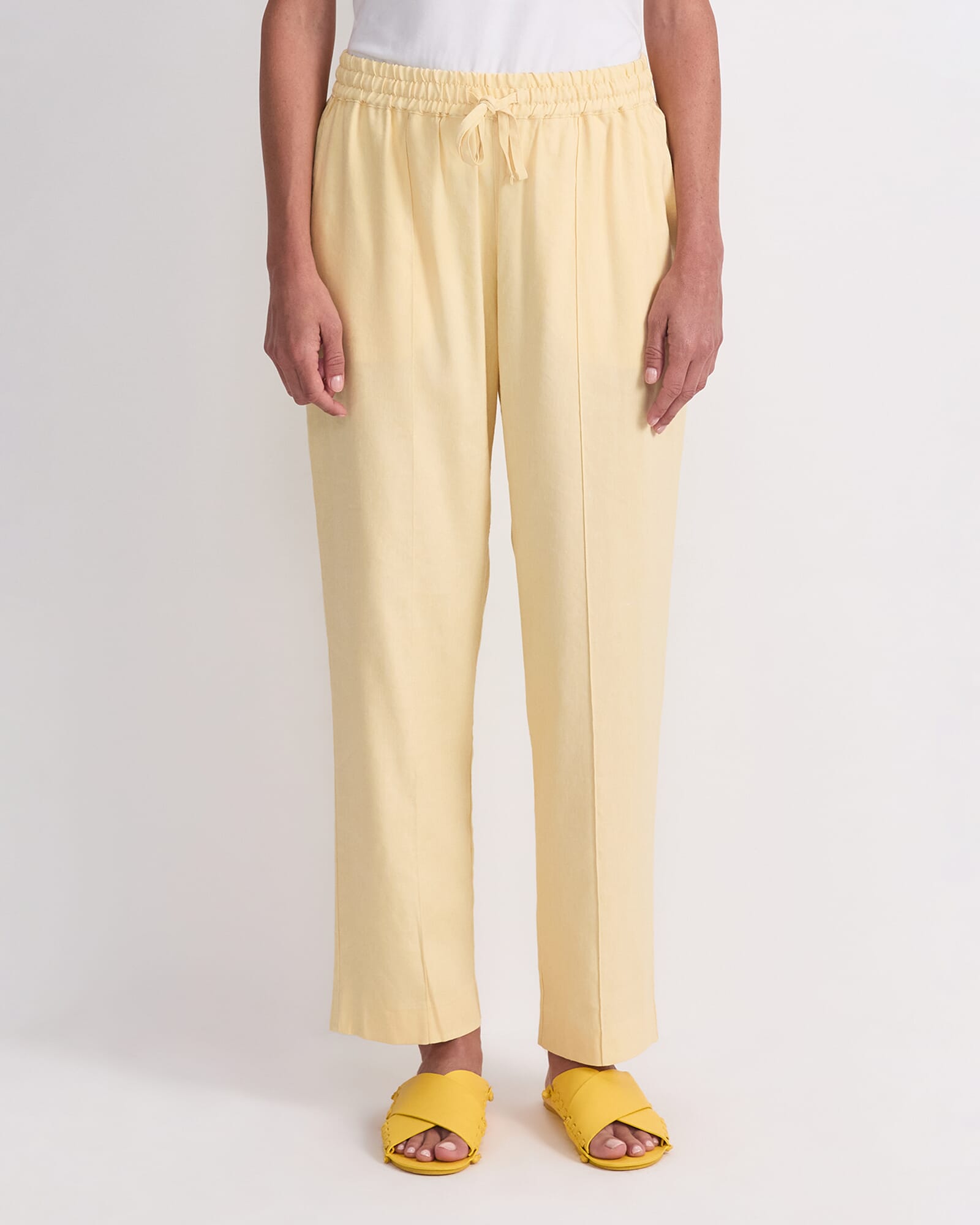 Rosa Tapered Linen Pant