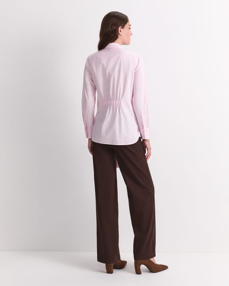 Naomi Twist Shirt in BLUSH