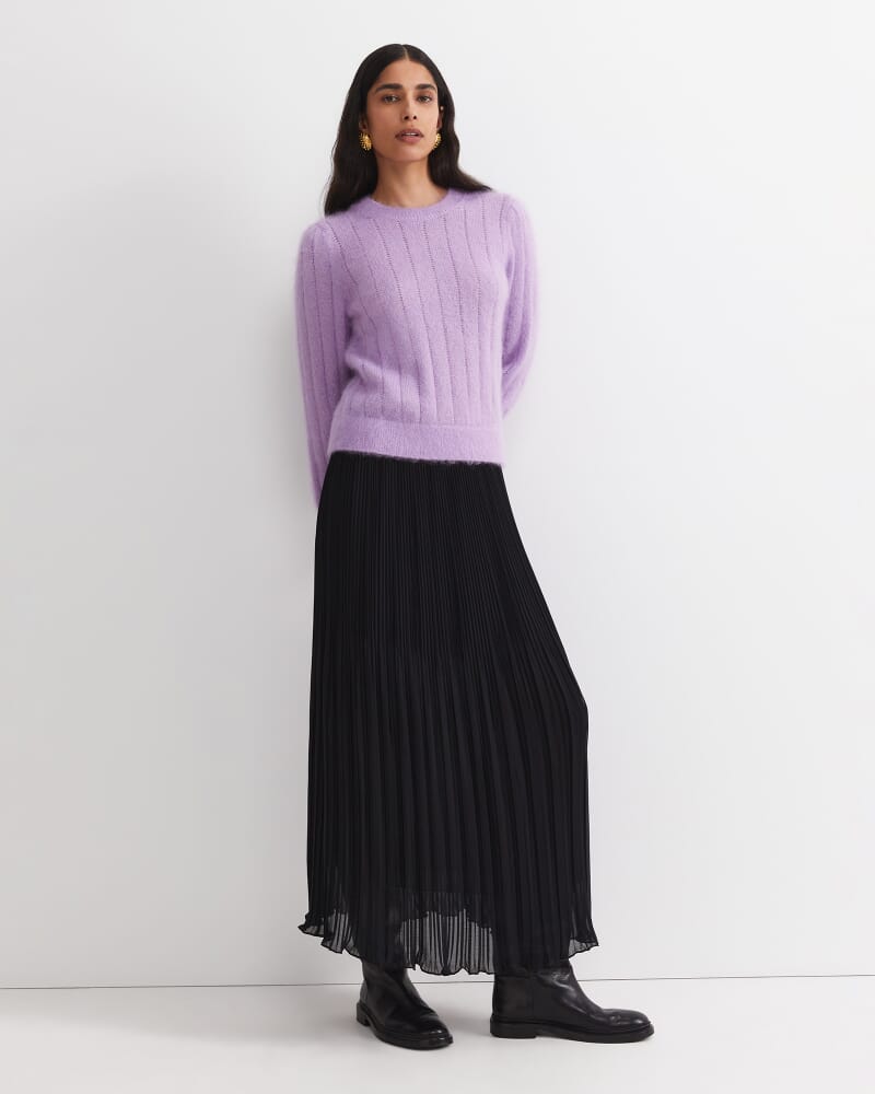 Tatiana Mohair Sparkle Sweater in LILAC