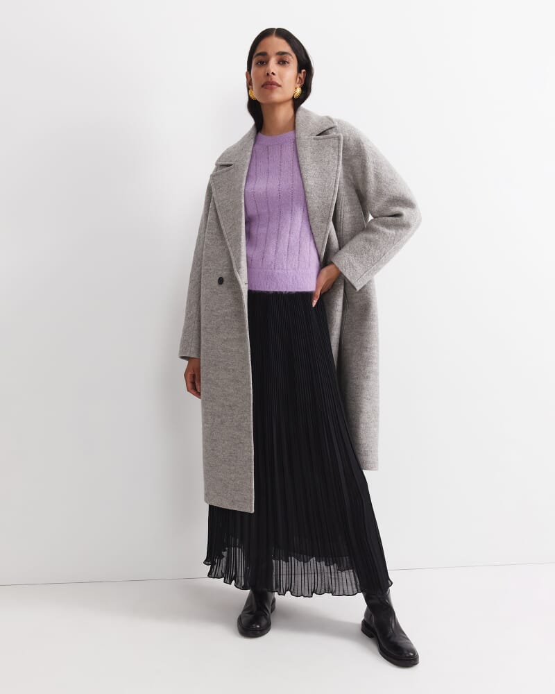 Tatiana Mohair Sparkle Sweater in LILAC