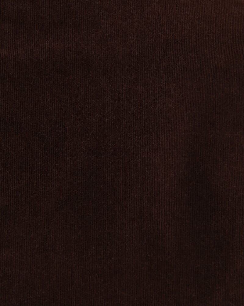 Cleo Cord Mini Skirt in CHOCOLATE