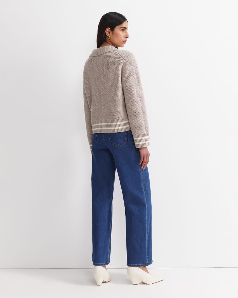 Sunshine Textured Stitch Cardigan in MINK