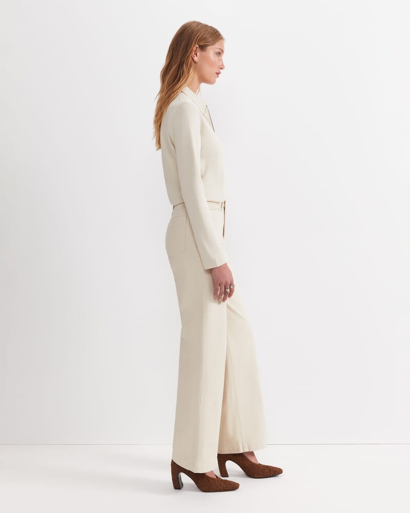 Allegra Patch Pocket Jean in ECRU