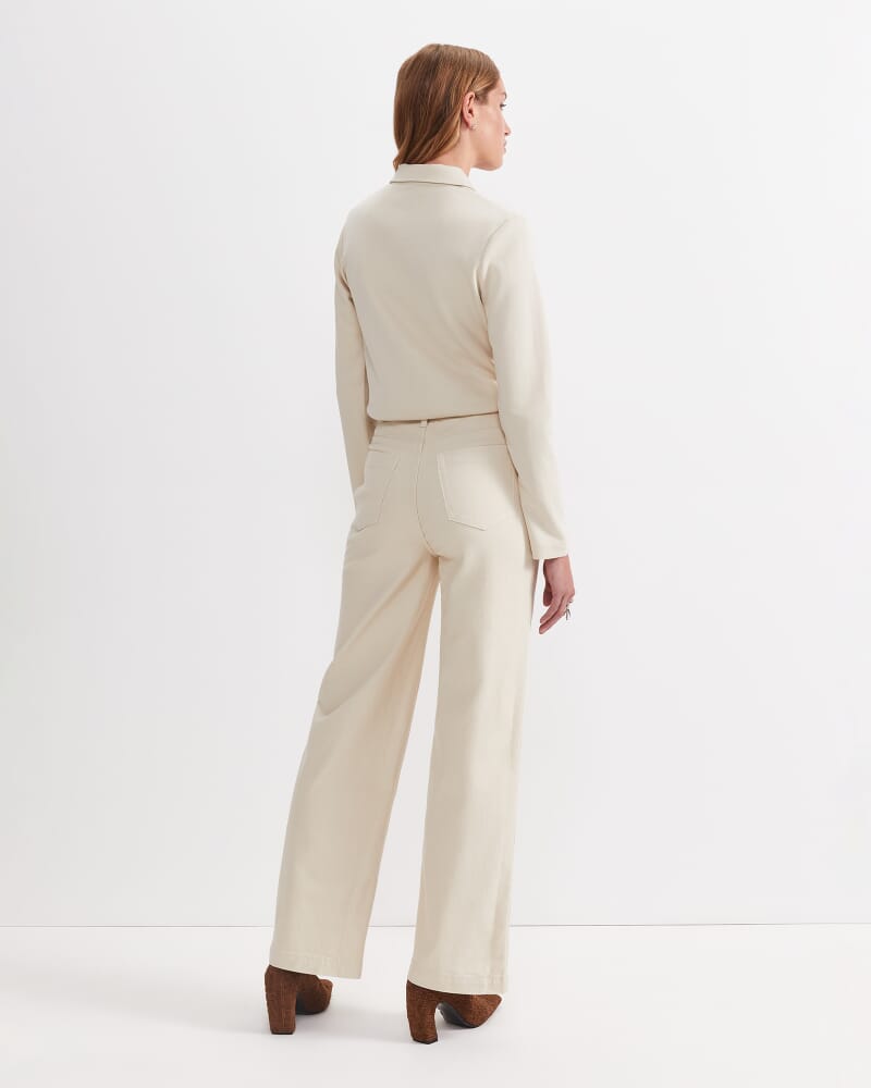 Allegra Patch Pocket Jean in ECRU