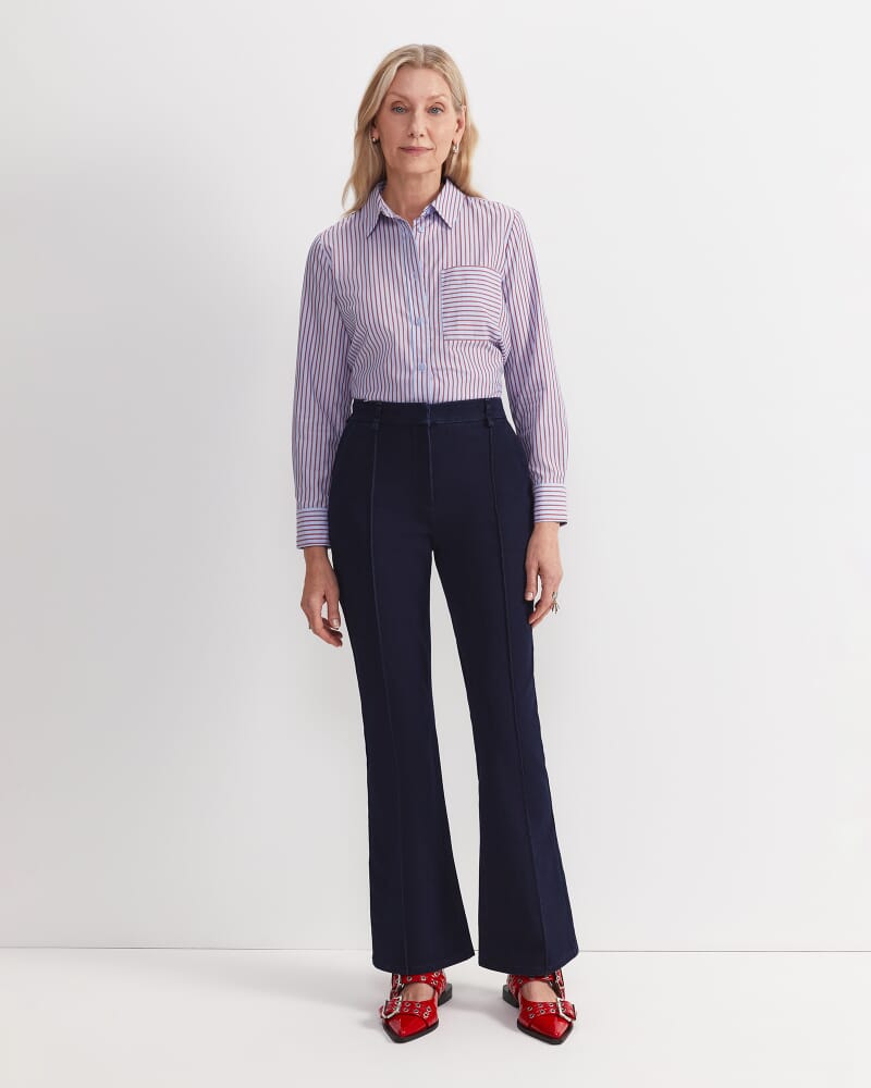 Nyra Pintuck Jean in INDIGO