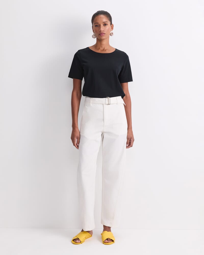 Montana Belted Jean in OFF WHITE