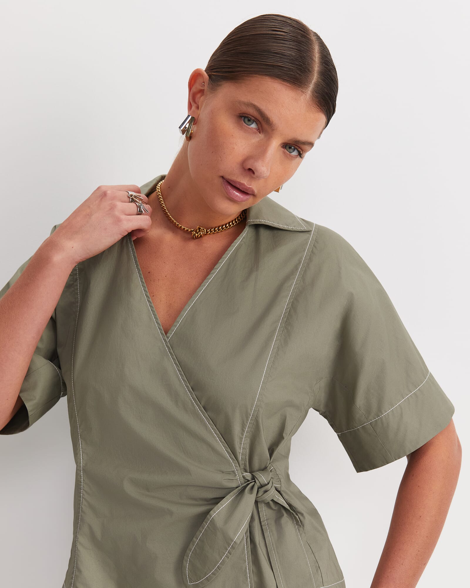 Shiloh Wrap Top