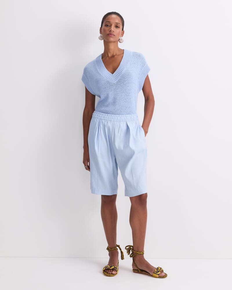 Rosa Elasticated Short in BLUE MIST