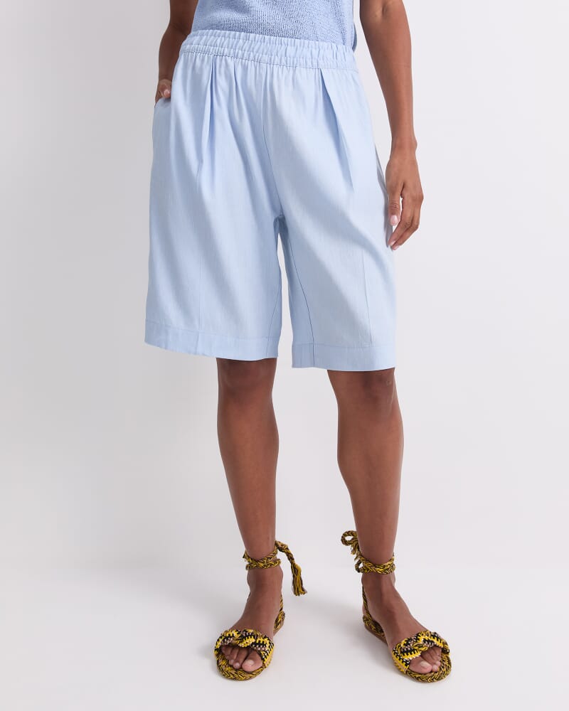 Rosa Elasticated Short in BLUE MIST